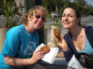 Hot Cookie! Monica brought me hot cookies when I was in the rehab hospital. It was very special to go to Hot Cookie with Monica :-) These cookis are incredible! Makes me want to moonlight as Cookie Monster in my spare time! :-)