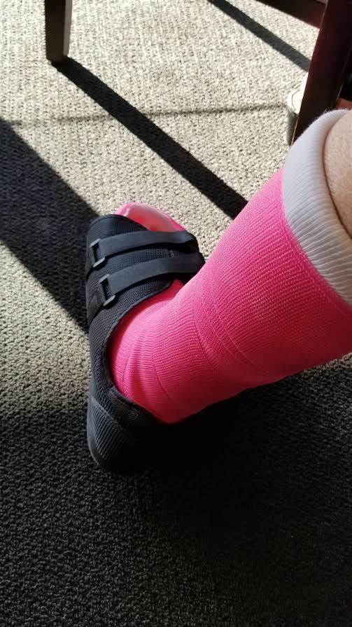 pink cast